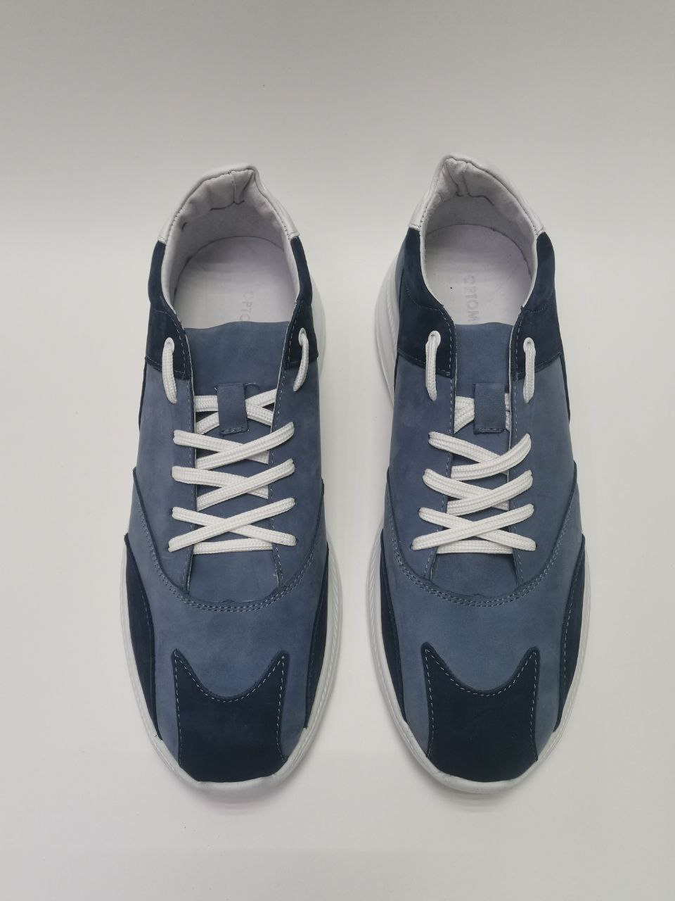 Обувь ортопедическая сложная кроссовки мужские цв.голубой 97239-С-017 фото 6