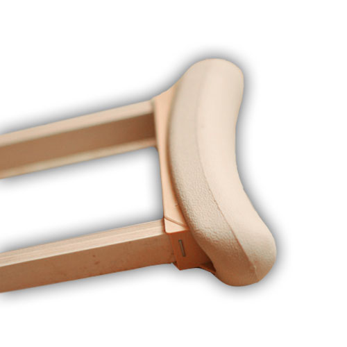 Костыль деревянный (детские) 01-КИ (мягкие накладки) фото 2