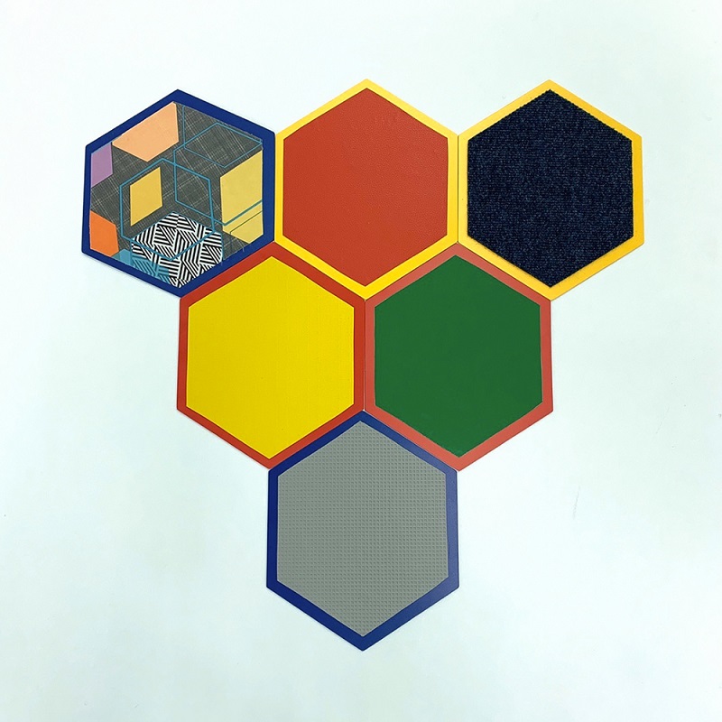 Комплект тактильных ковриков 6шт., 26*32 см фото 1