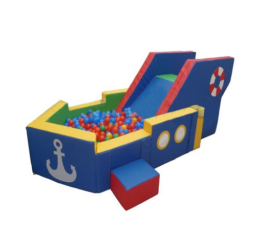 Игровой центр с сухим бассейном «Пароходик» фото 1