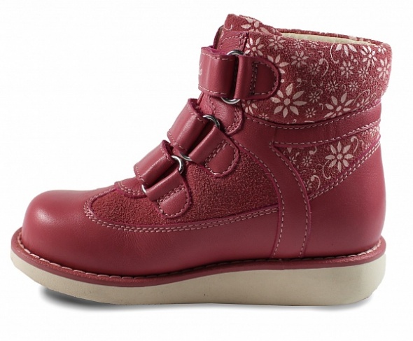 Ботинки осенние розовый  23-261 фото 3