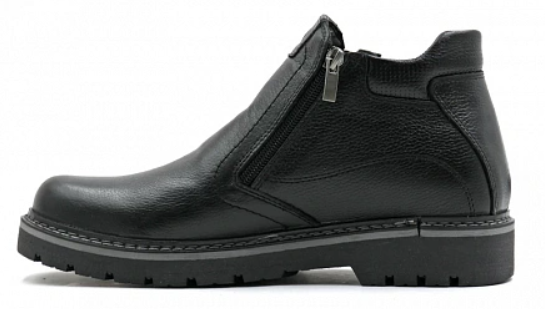 Ботинки мужские ортопедические.зимние (мех нат.) Ортомода цв. черный 92522-Х-201 фото 4