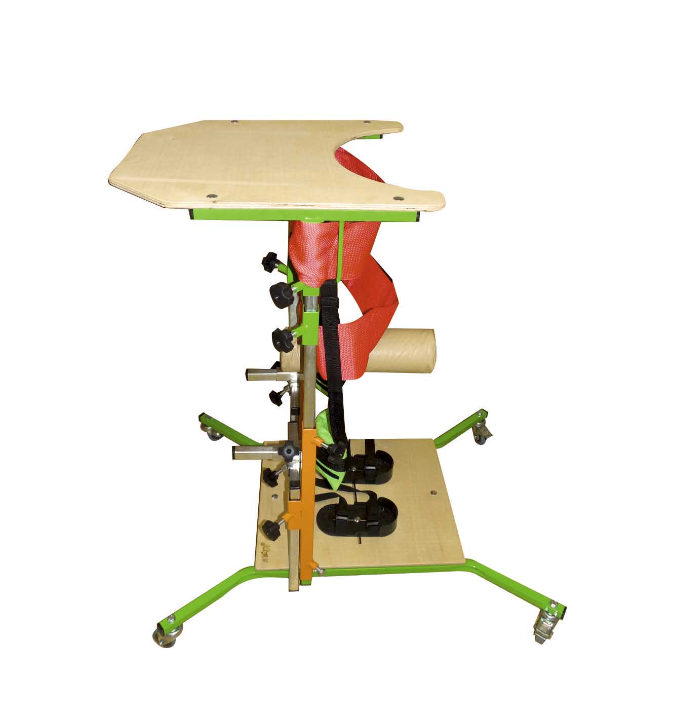 Опора для стояния ОС-210.2 в комплекте с доп оборудованием (съемный спинодержатель, подголовник) фото 3