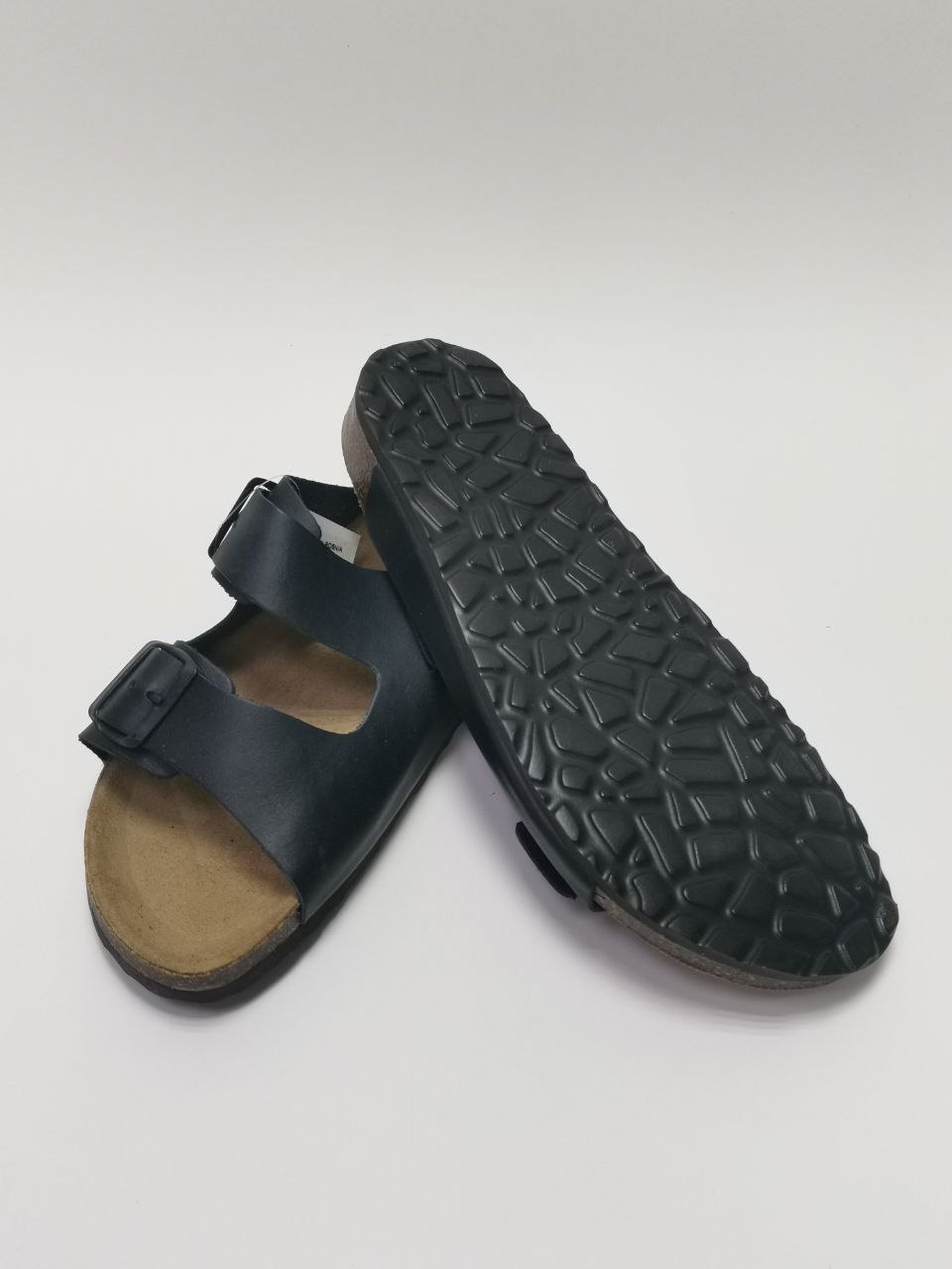 Сандалии мужские из натуральной кожи, с пробковой анатомической стелькой, синие Сурсил Орто 1718U-2 фото 8