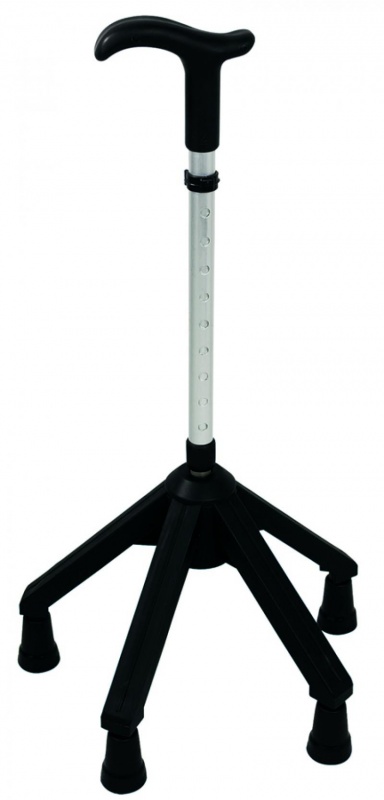 Трость Квадро (4-х опорная) с эргономической рукояткой фото 1