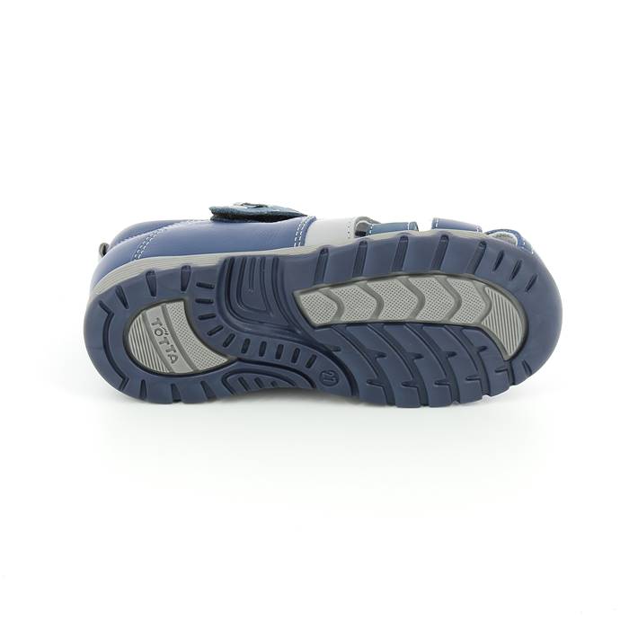 Сандали летние закрытый нос, ц. джинс/серый 1153/1-КП-3,43,01 фото 3