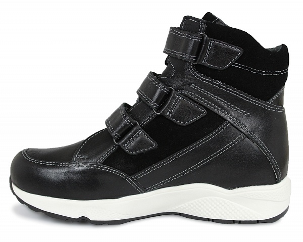 Ботинки осенние черные 65-133  фото 4