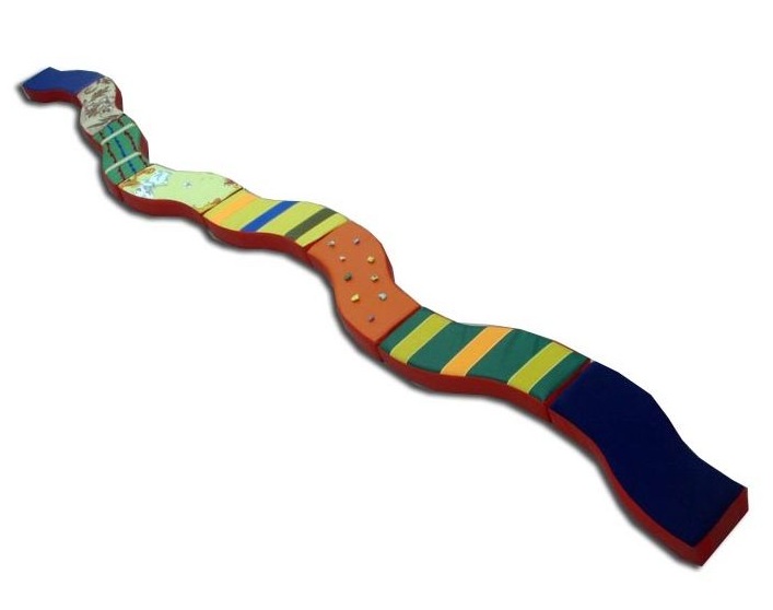 Тактильная дорожка "Зиг-Заг" 40*15*7, 8 элементов фото 1